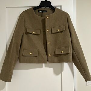 Zara lady jacket in tan, XL